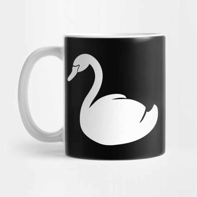 Swan Silhouette by KC Happy Shop